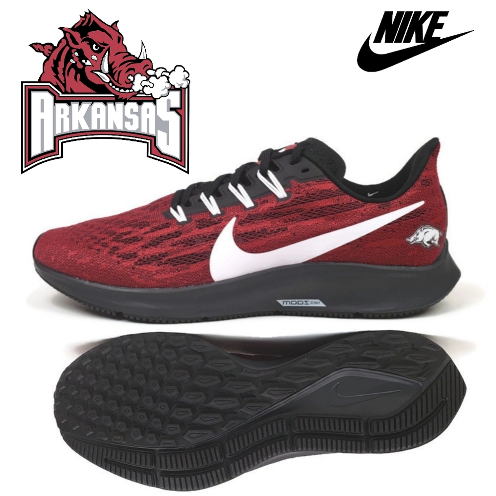 Arkansas Razorbacks Nike Air Zoom Pegasus 36 Sz 10